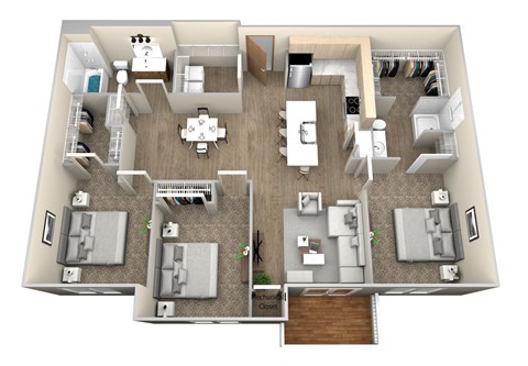 our apartments offer a spacious floor plan with plenty of room to move around at Pinehurst Apartments, Baxter, MN 56425